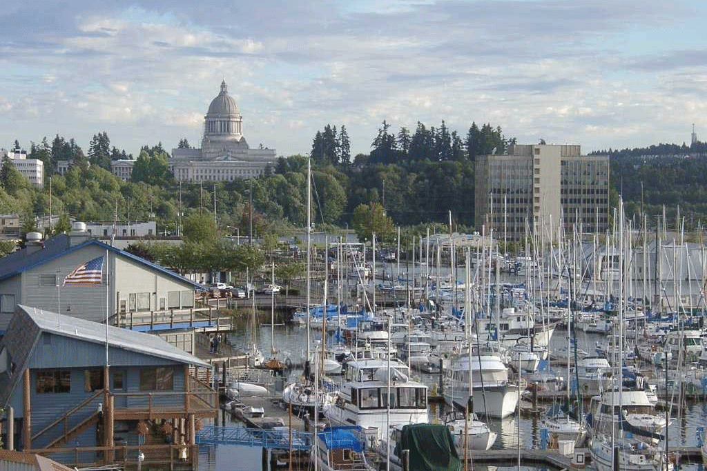 View of the Olympia waterfront.