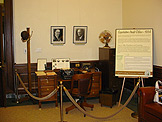 Photo of historic furniture exhibit