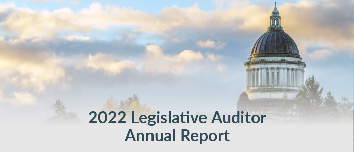 click here to view 2022 Legislative Auditor Annual Report