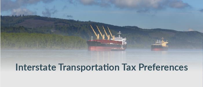 Graphic of Interstate Transit Tax preference report