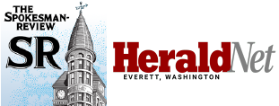The Spokesman Review and Herald Net logos