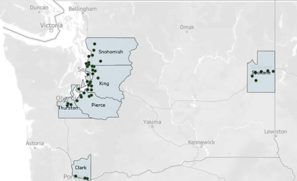 Screenshot of tableau dashboard