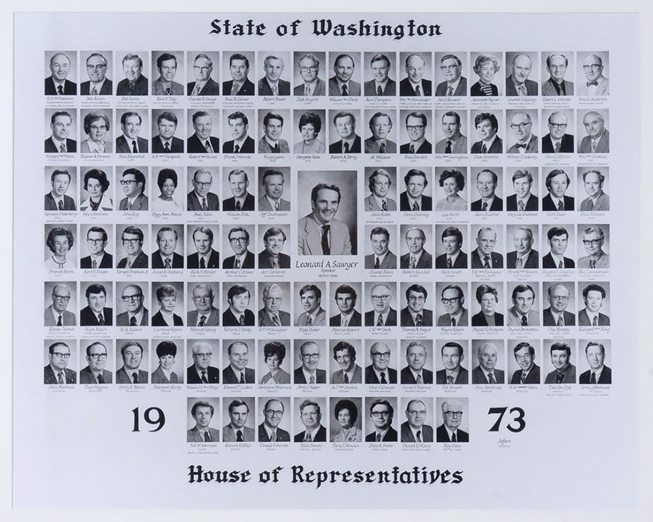 House of Representatives class photo for the class of 1973