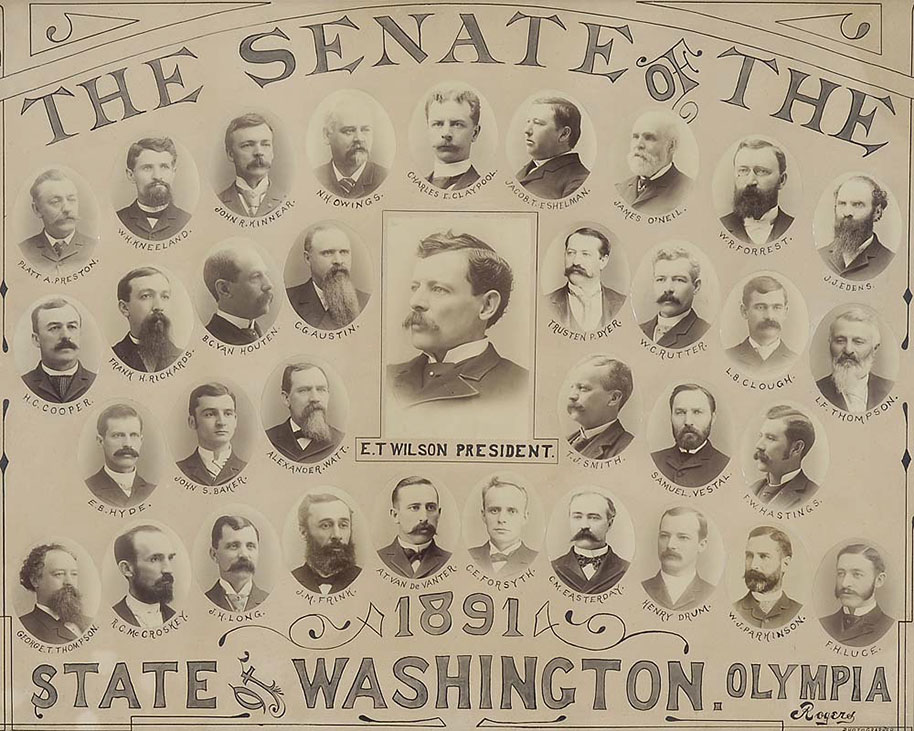 Senate class photo for the class of 1891