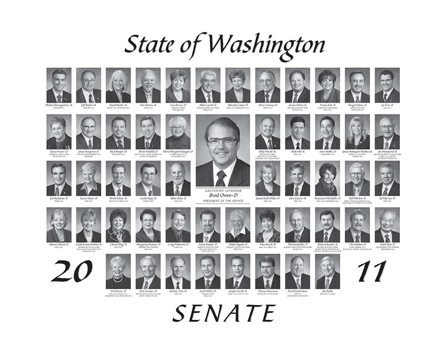 Senate class photo for the class of 2011