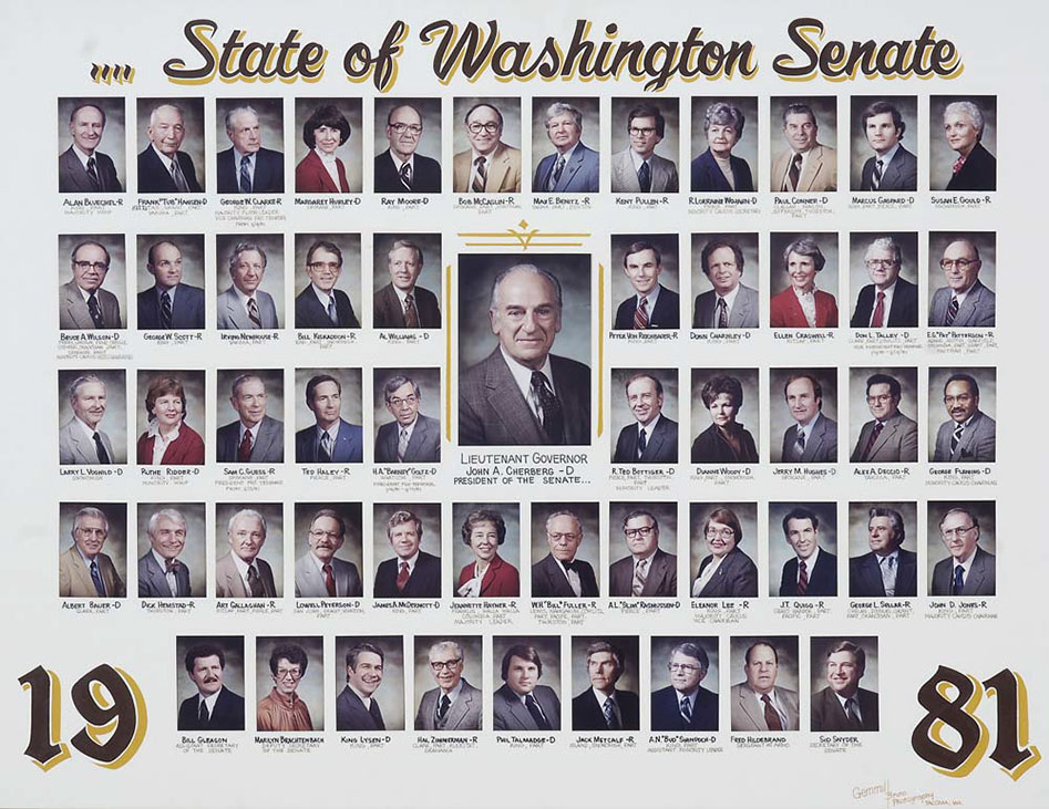 Senate class photo for the class of 1981