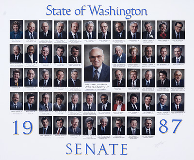 Senate class photo for the class of 1987