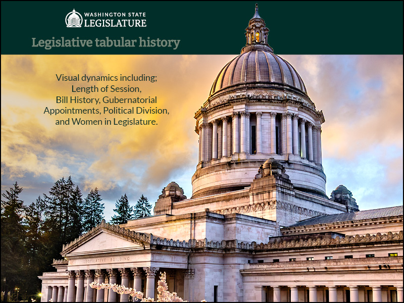 Legislative tabular history book