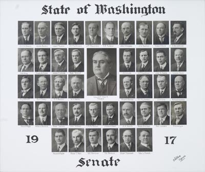 Senate class photo for the class of 1917