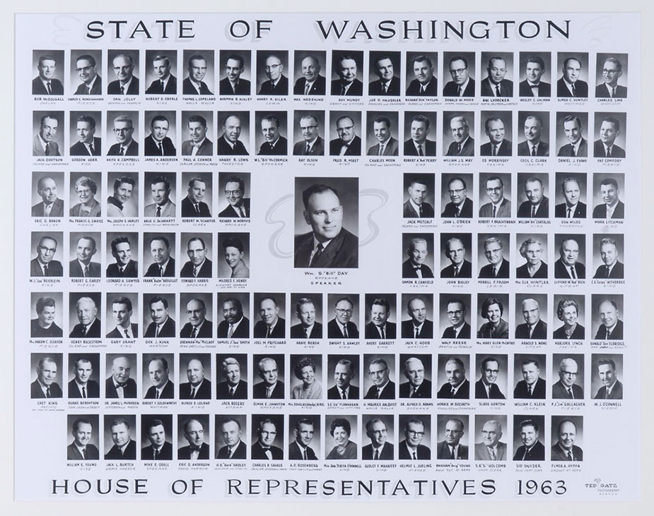 House of Representatives class photo for the class of 1963