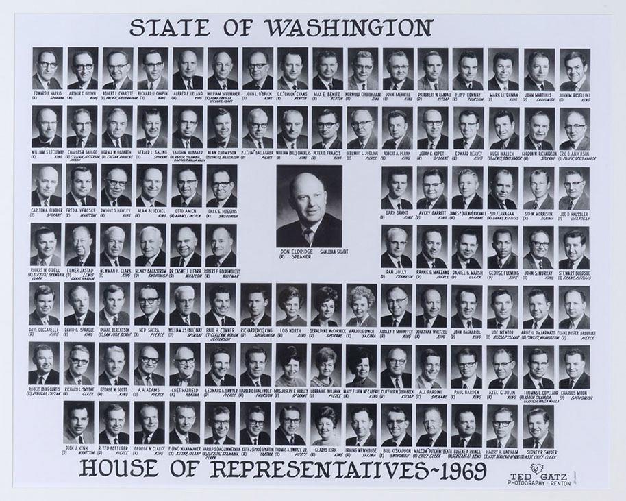 House of Representatives class photo for the class of 1969