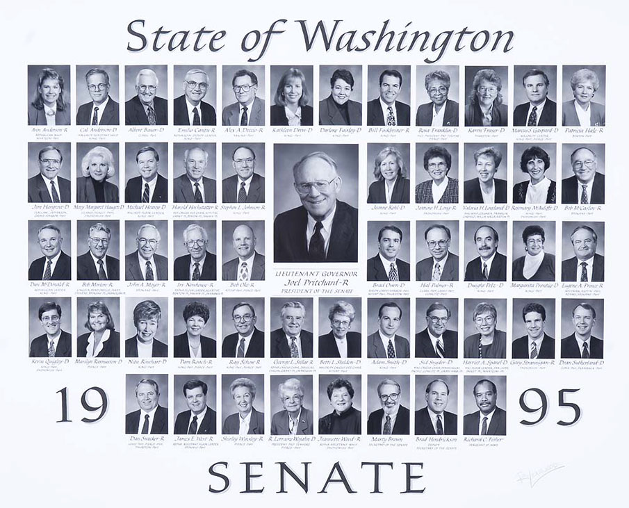 Senate class photo for the class of 1995