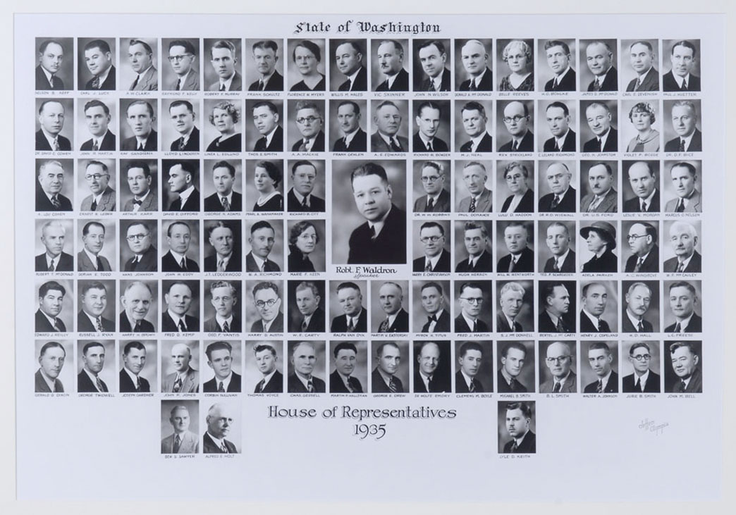 House of Representatives class photo for the class of 1935