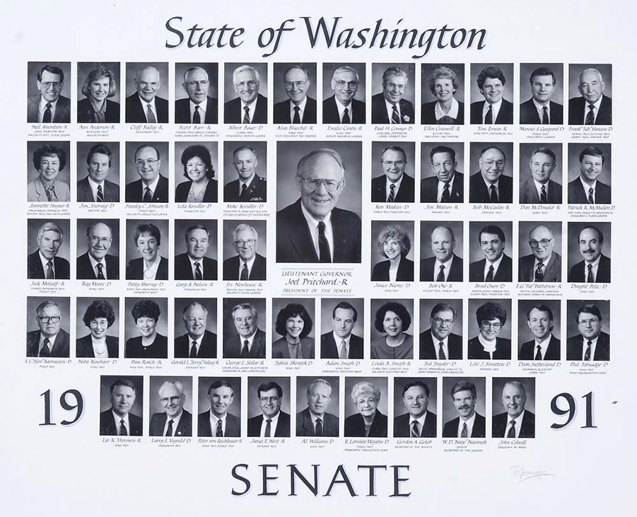 Senate class photo for the class of 1991