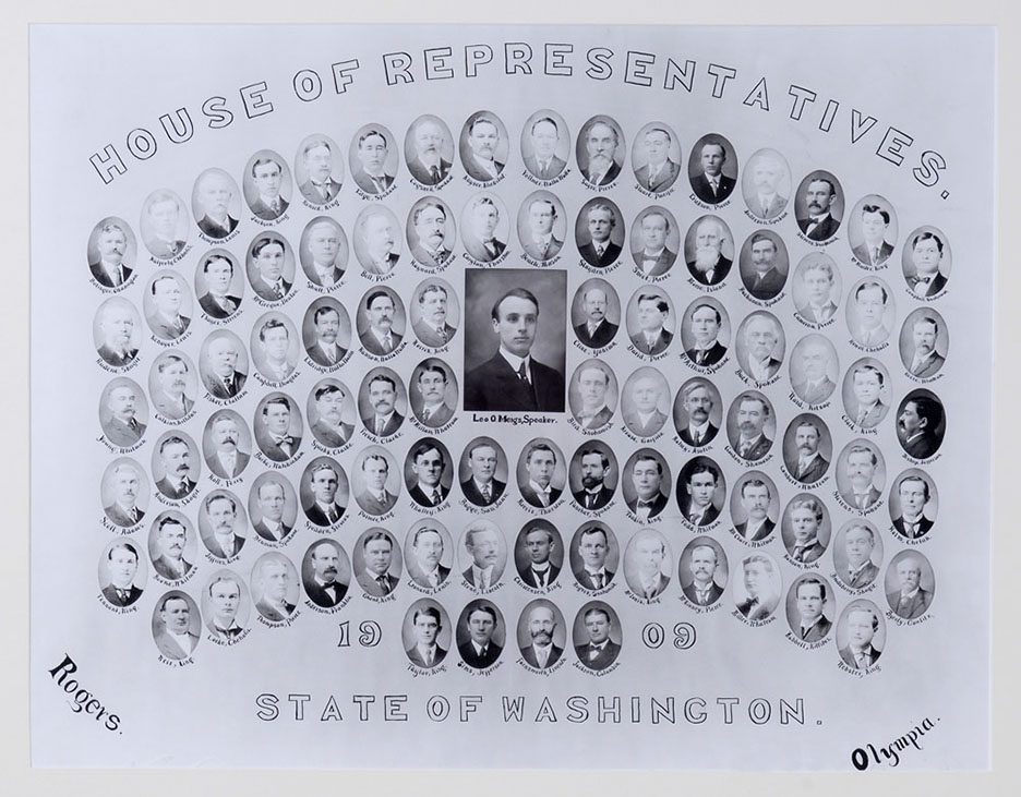 House of Representatives class photo for the class of 1909