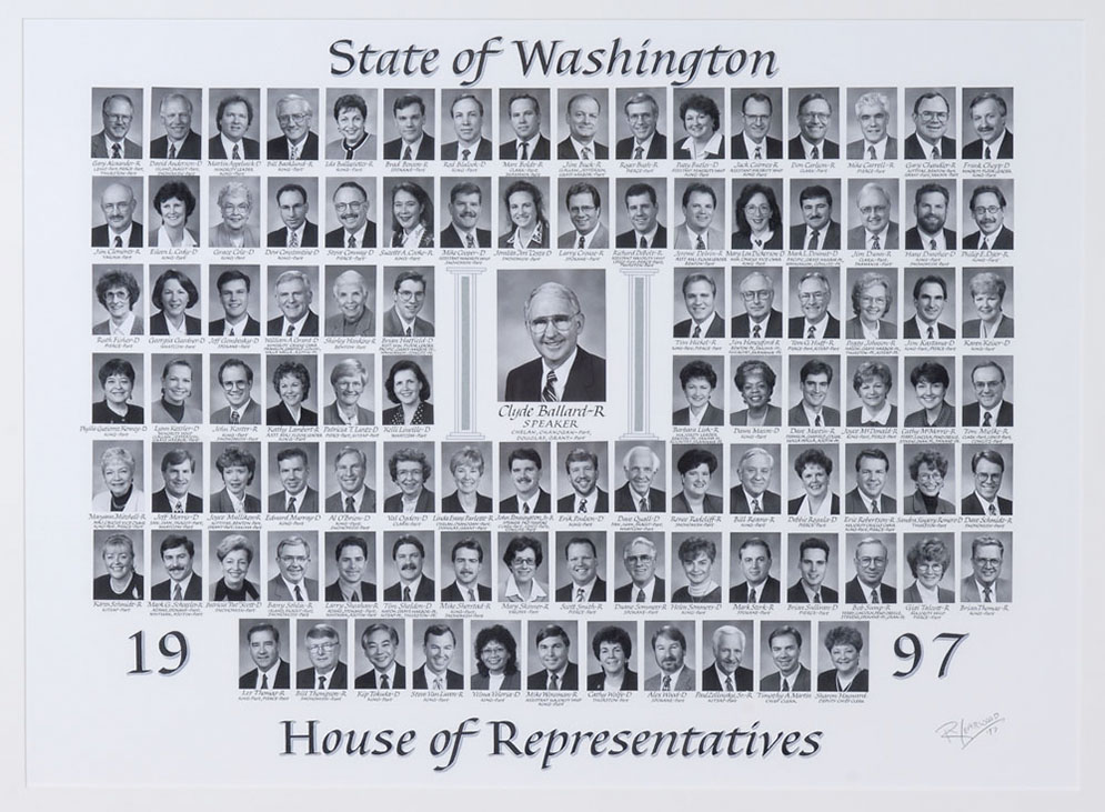 House of Representatives class photo for the class of 1997