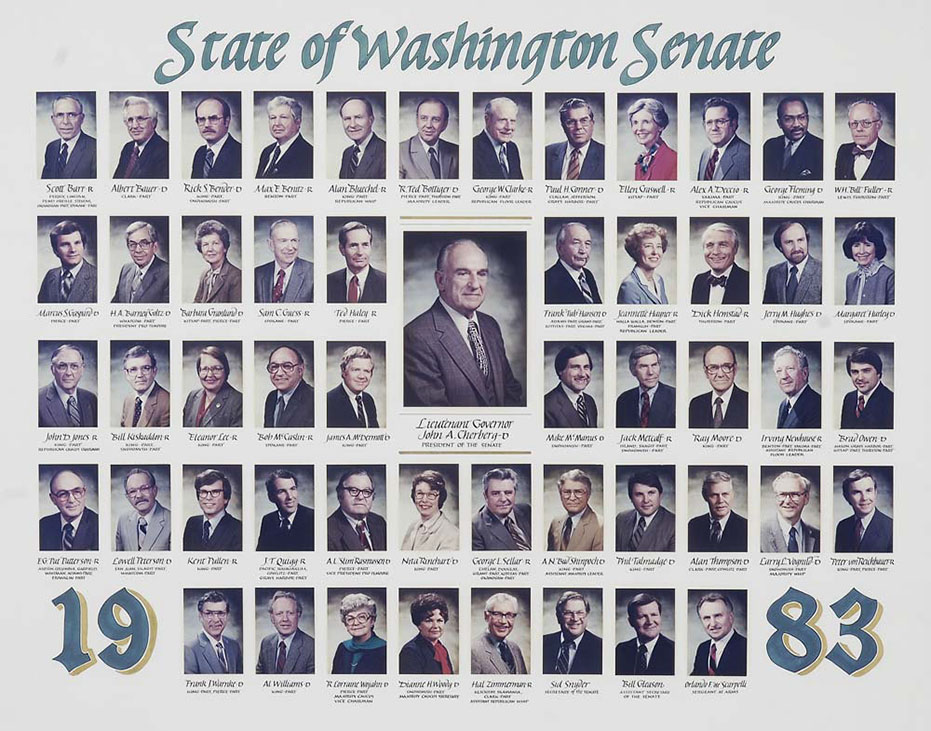 Senate class photo for the class of 1983