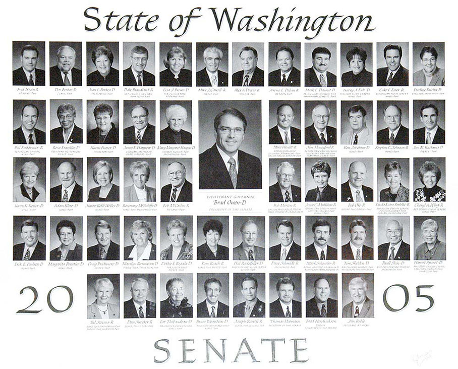 Senate class photo for the class of 2005