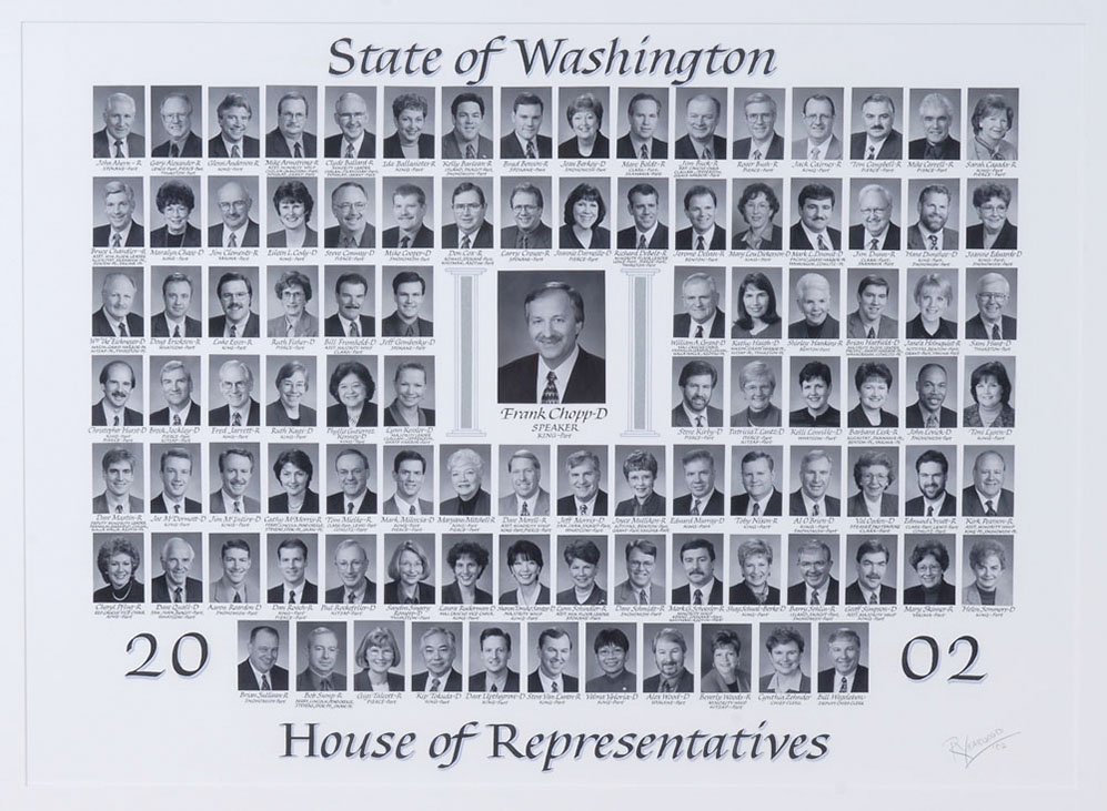 House of Representatives class photo for the class of 2002