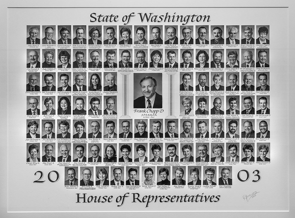 House of Representatives class photo for the class of 2003