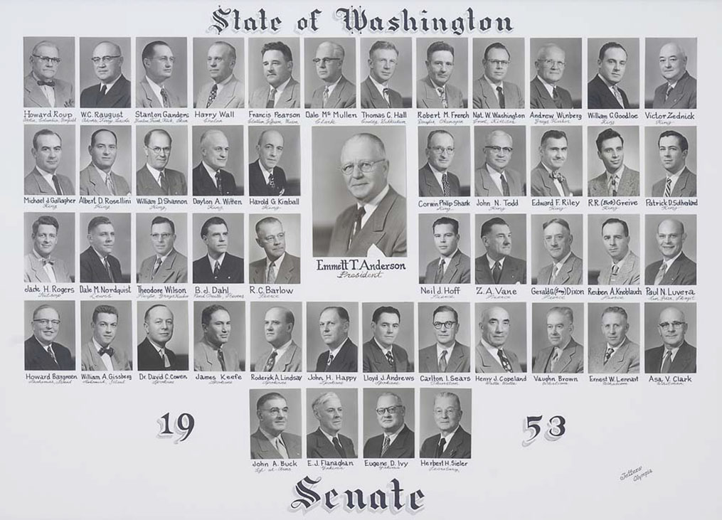 Senate class photo for the class of 1953