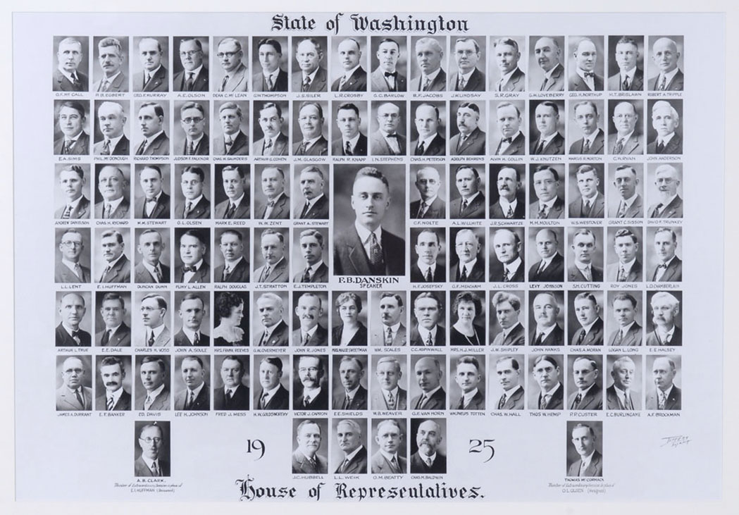 House of Representatives class photo for the class of 1925