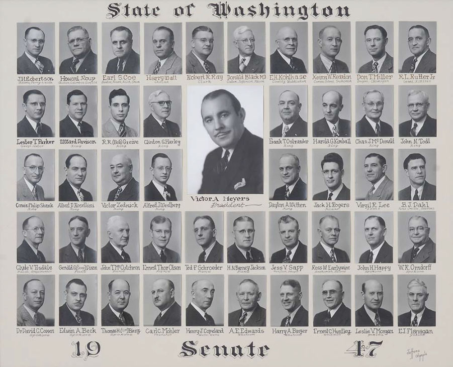 Senate class photo for the class of 1947