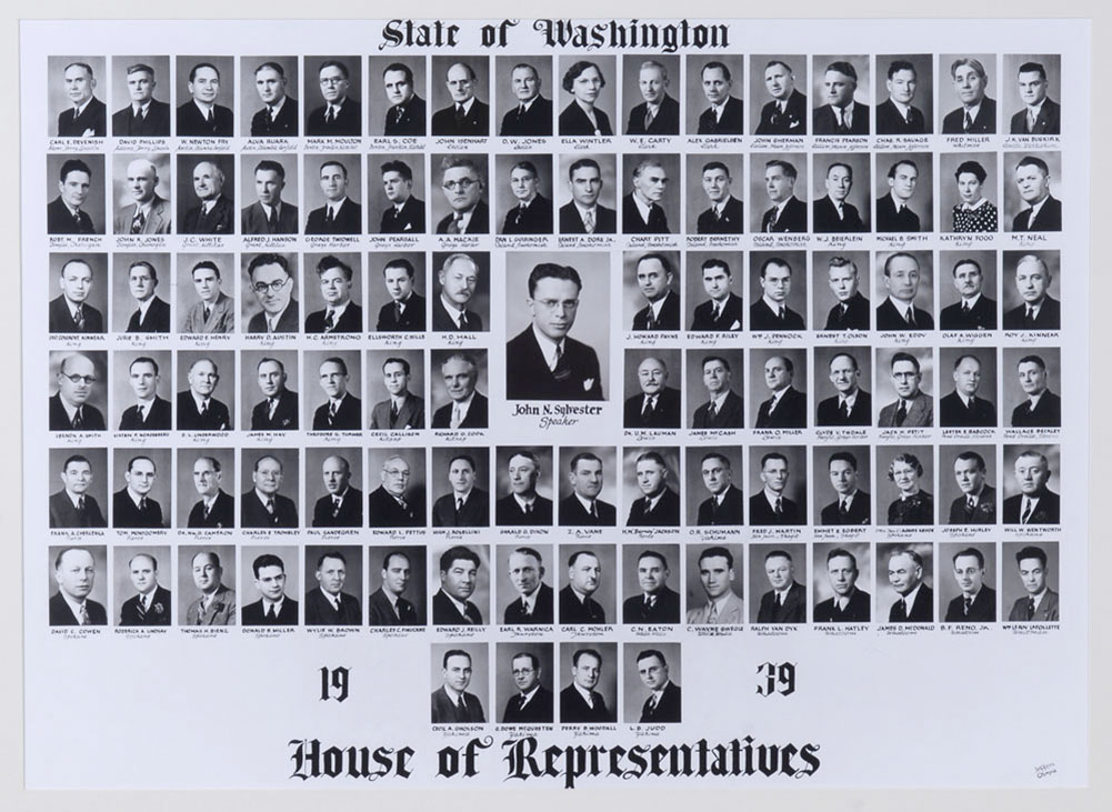 House of Representatives class photo for the class of 1939