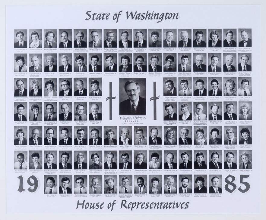 House of Representatives class photo for the class of 1985