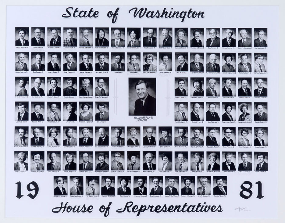 House of Representatives class photo for the class of 1981