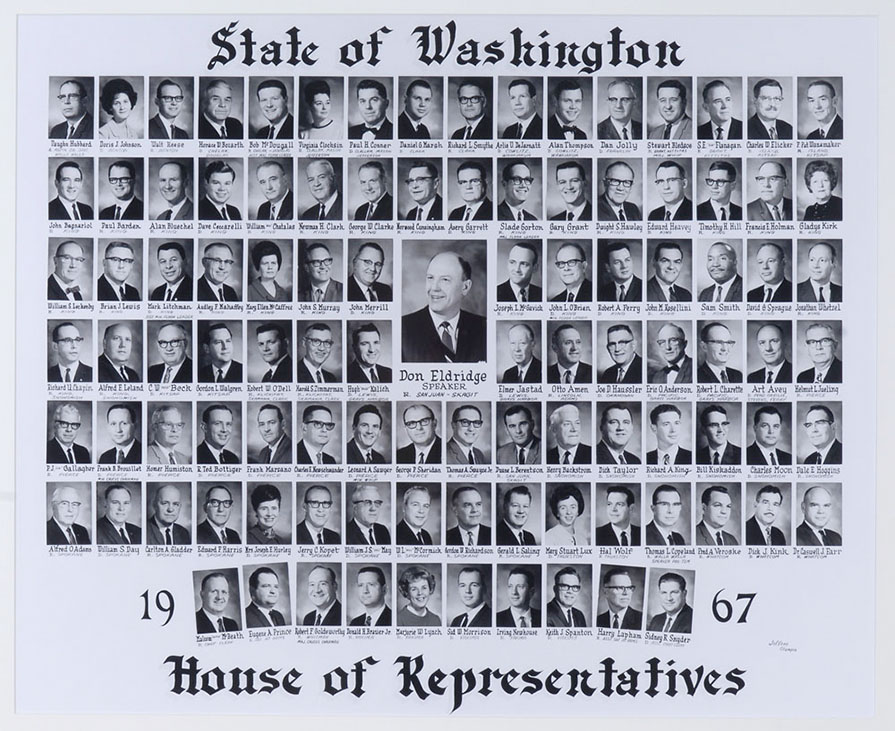 House of Representatives class photo for the class of 1967