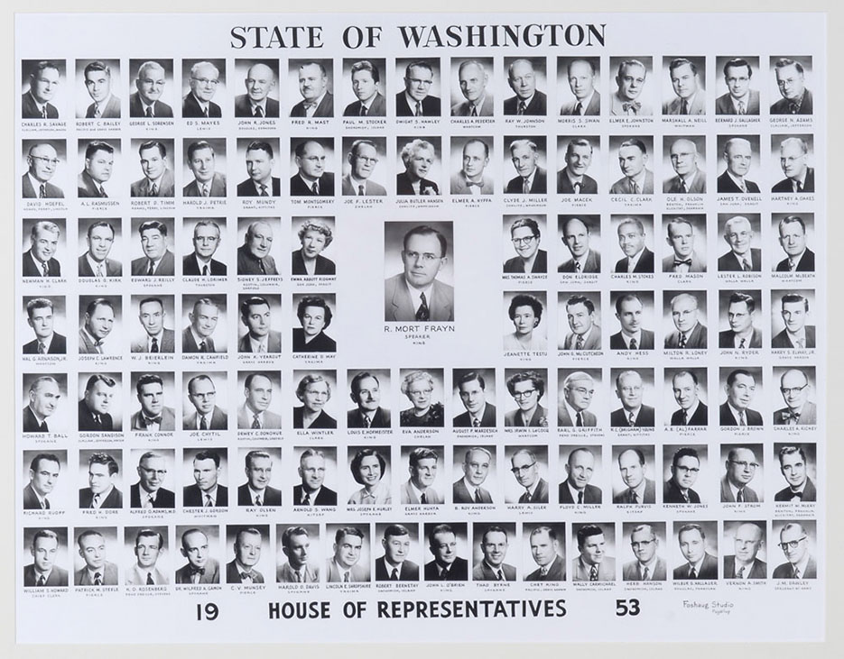 House of Representatives class photo for the class of 1953