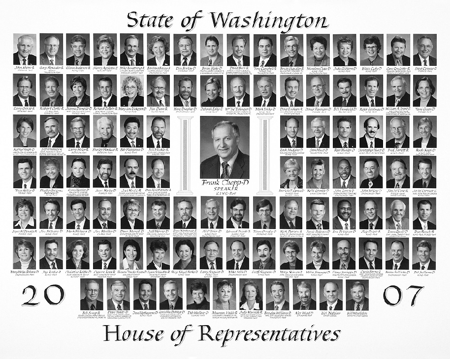 House of Representatives class photo for the class of 2007