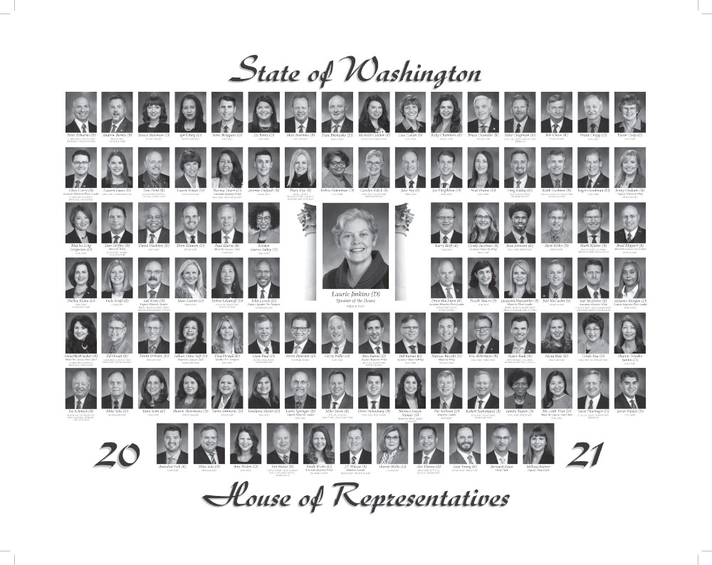 House of Representatives class photo for the class of 2021