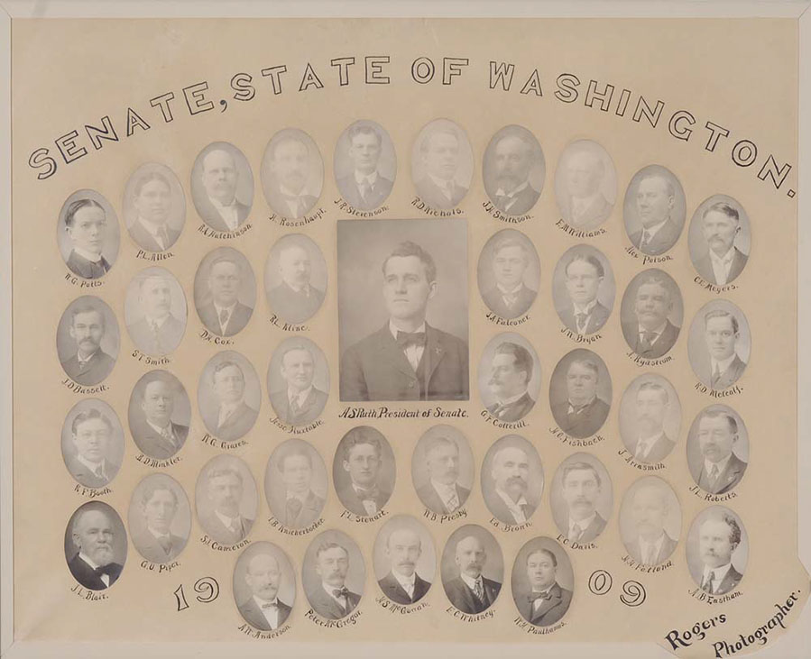 Senate class photo for the class of 1909