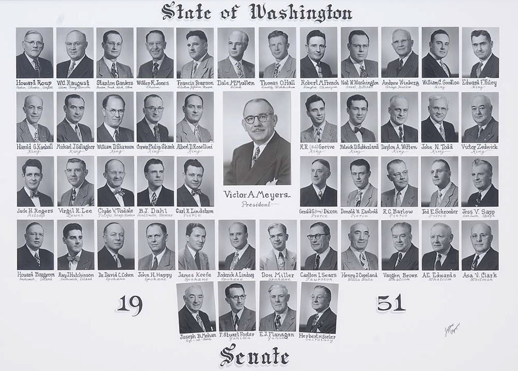 Senate class photo for the class of 1951