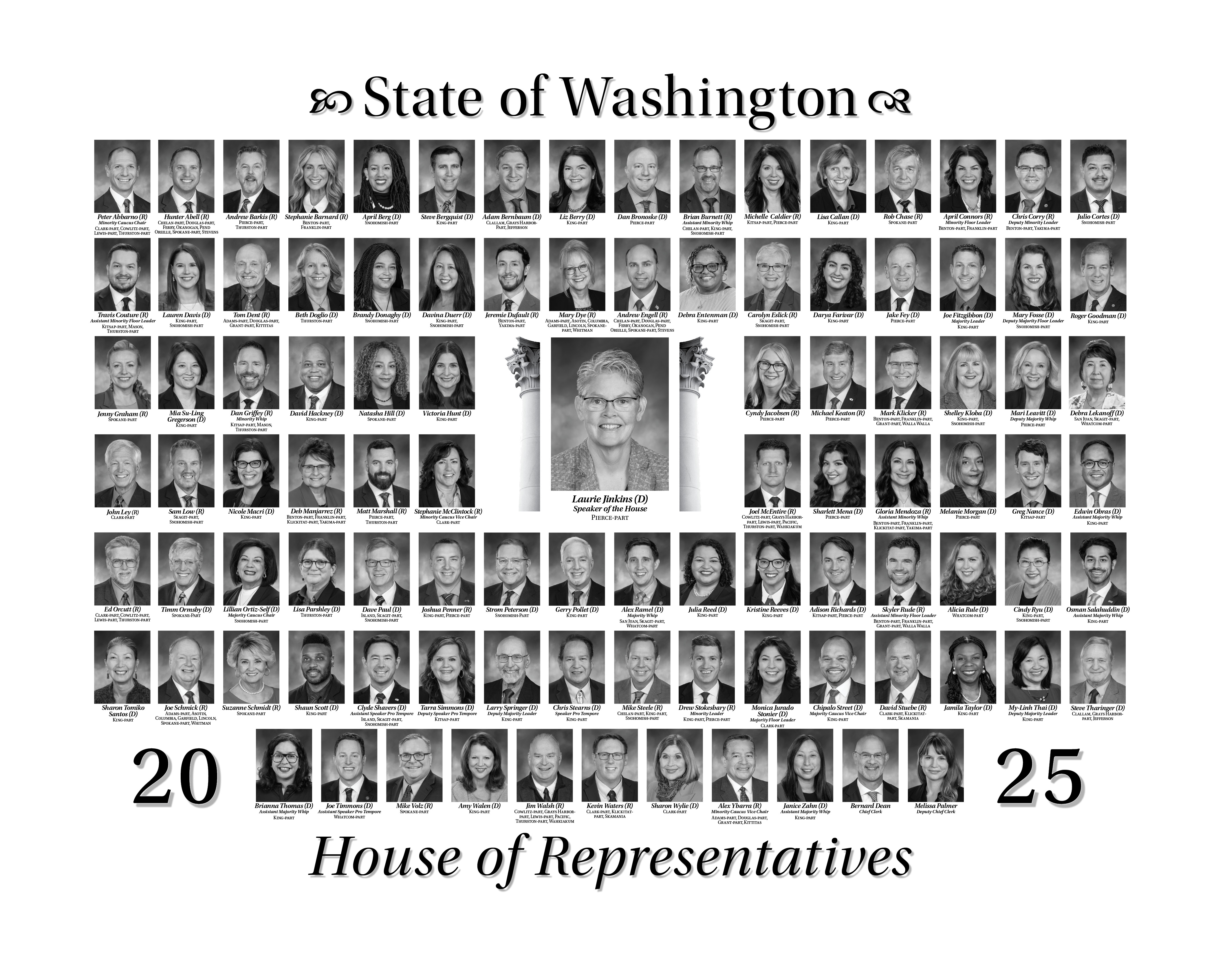 House of Representatives class photo for the class of 2025