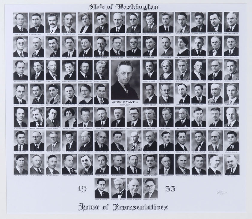 House of Representatives class photo for the class of 1933