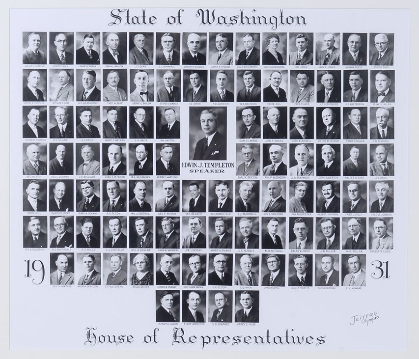 House of Representatives class photo for the class of 1931