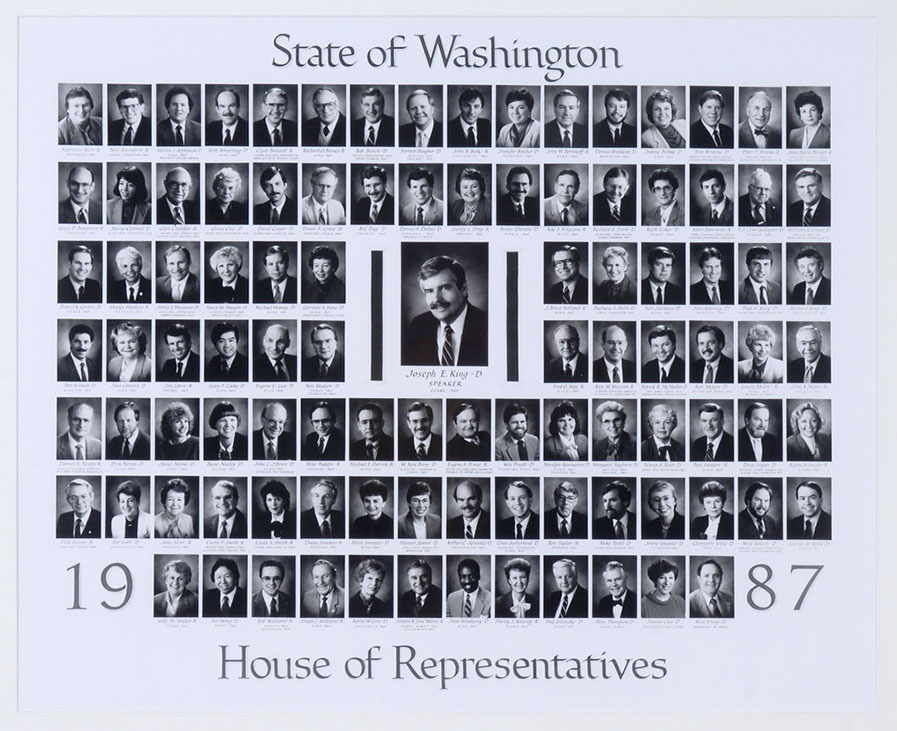 House of Representatives class photo for the class of 1987