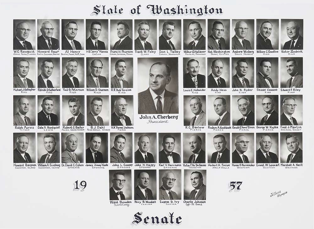 Senate class photo for the class of 1957