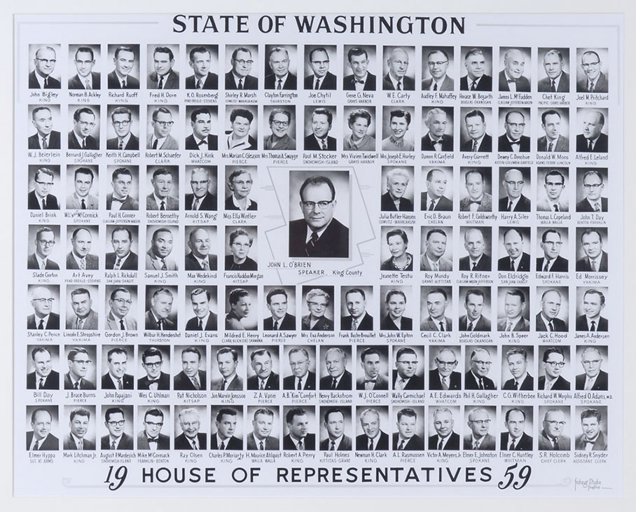 House of Representatives class photo for the class of 1959