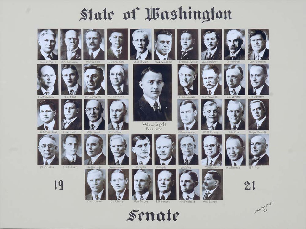 Senate class photo for the class of 1921