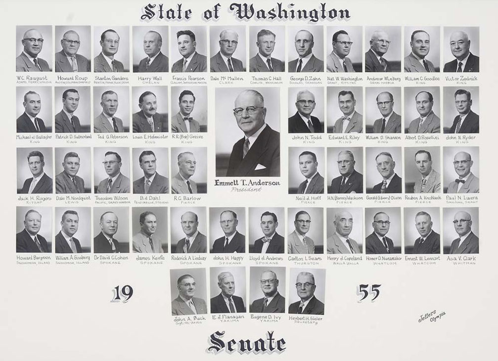 Senate class photo for the class of 1955