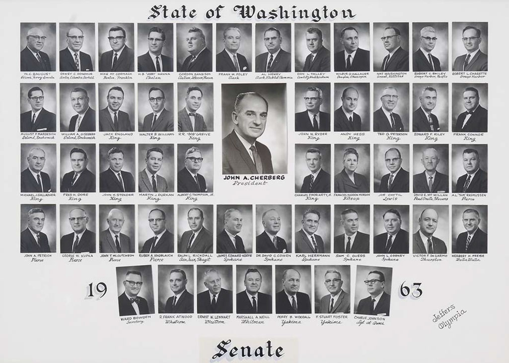 Senate class photo for the class of 1963