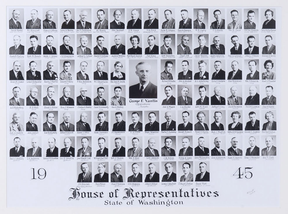 House of Representatives class photo for the class of 1945