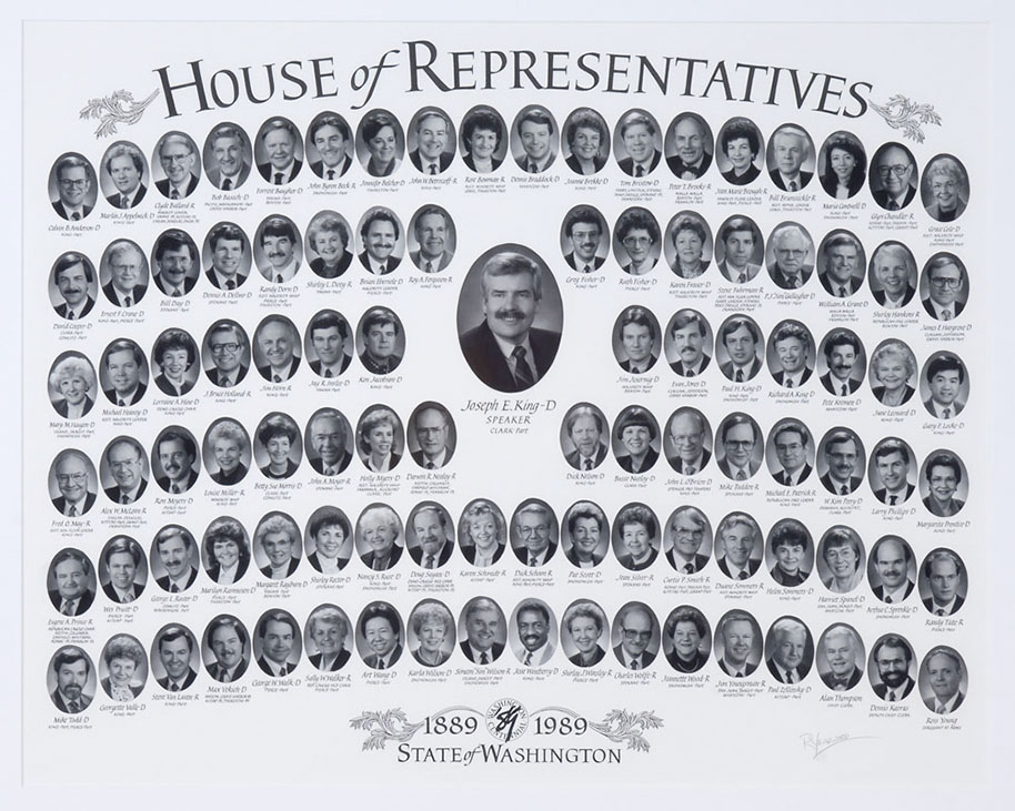 House of Representatives class photo for the class of 1989