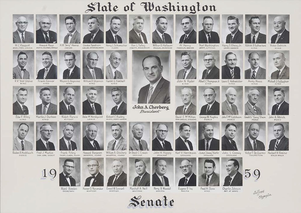 Senate class photo for the class of 1959