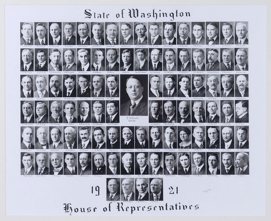 House of Representatives class photo for the class of 1921