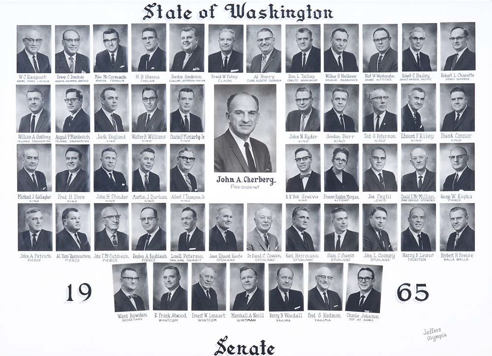 Senate class photo for the class of 1965